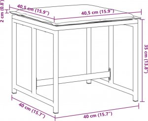 vidaXL vidaXL Krzesła ogrodowe z poduszkami, 4 szt., białe, stal i textilene 9