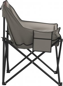 vidaXL Krzesła turystyczne z kieszenią, składane, 2 szt., szare 7