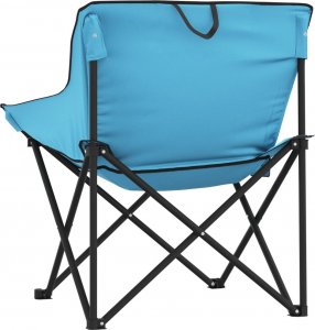 vidaXL Krzesła turystyczne z kieszenią, składane, 2 szt. 8