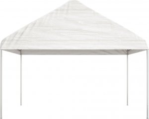 vidaXL vidaXL Namiot ogrodowy z dachem, biały, 13,38x4,08x3,22 m, polietylen 3