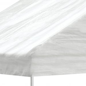 vidaXL vidaXL Namiot ogrodowy z dachem, biały, 6,69x4,08x3,22 m, polietylen 4