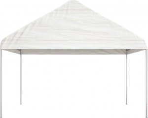 vidaXL vidaXL Namiot ogrodowy z dachem, biały, 4,46x4,08x3,22 m, polietylen 3