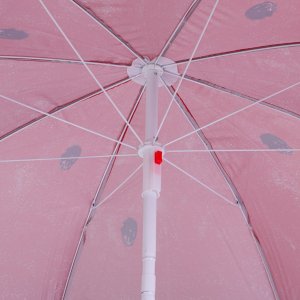 KIK Parasol ogrodowy plażowy regulowany 150cm łamany arbuz 2