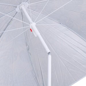 KIK Parasol ogrodowy plażowy regulowany 150cm łamany liście 3