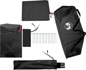 vidaXL Namiot turystyczny, 2-os., biały, zaciemniany, wodoszczelny 12