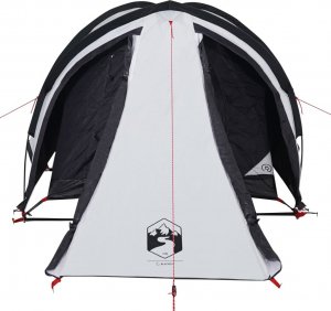 vidaXL Namiot turystyczny, 2-os., biały, zaciemniany, wodoszczelny 5