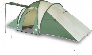 vidaXL Namiot rodzinny, 6-os., kopułowy, zielony, wodoszczelny 2