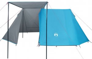 vidaXL Namiot turystyczny, 3-os., niebieski, wodoszczelny 7