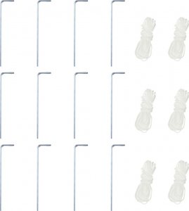 vidaXL Zadaszenie ogrodowe ze ścianami, sześciokątne, 3,6x3,1 m, taupe 9