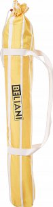 Beliani Parasol ogrodowy 150 cm żółty z białym MONDELLO 9