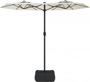 vidaXL Parasol ogrodowy podwójny, piaskowa biel, 316x240 cm 3