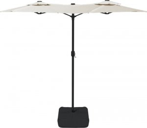 vidaXL Parasol ogrodowy podwójny, piaskowa biel, 316x240 cm 4