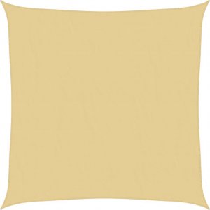 vidaXL Żagiel przeciwsłoneczny, piaskowy, 4x4 m, 100% poliester 2