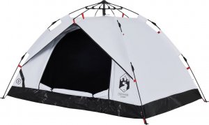 vidaXL Namiot 2-os., biały, zaciemniany, szybkie rozkładanie 4