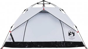 vidaXL Namiot 2-os., biały, zaciemniany, szybkie rozkładanie 5