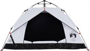 vidaXL Namiot 2-os., biały, zaciemniany, szybkie rozkładanie 6