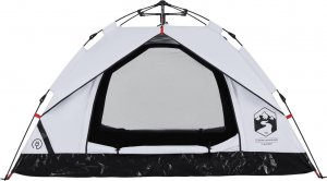 vidaXL Namiot 2-os., biały, zaciemniany, szybkie rozkładanie 7