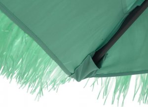 vidaXL vidaXL Parasol ogrodowy na stalowym słupku, zielony, 388x388x248 cm 9