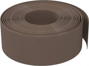 vidaXL Obrzeża ogrodowe, 2 szt., brązowe, 10 m, 20 cm, polietylen 4