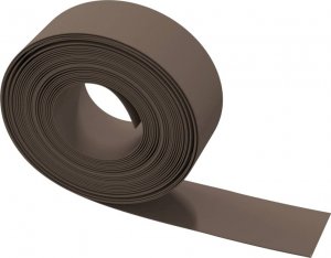 vidaXL Obrzeża ogrodowe, 5 szt., brązowe, 10 m, 20 cm, polietylen 5