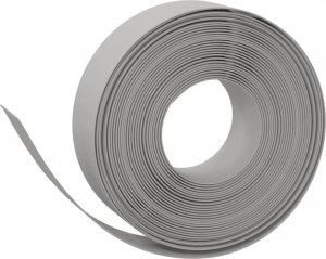 vidaXL Obrzeża ogrodowe, 4 szt., szare, 10 m, 15 cm, polietylen 3