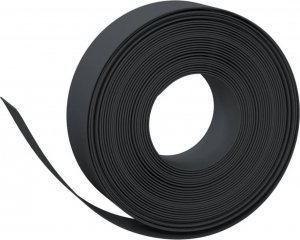vidaXL Obrzeża ogrodowe, 5 szt., czarne, 10 m, 15 cm, polietylen 3