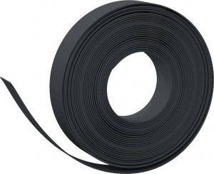 vidaXL Obrzeża ogrodowe, 5 szt., czarne, 10 m, 10 cm, polietylen 3