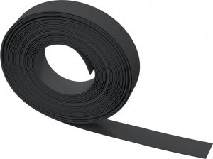 vidaXL Obrzeża ogrodowe, 4 szt., czarne, 10 m, 10 cm, polietylen 5