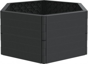 vidaXL Donice ogrodowe, 2 szt., antracytowe, PP 3