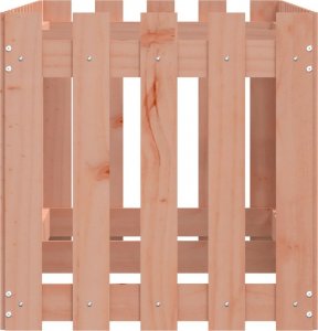 vidaXL Rabata ogrodowa z płotkiem, 150x50x50cm, lite drewno daglezjowe 6