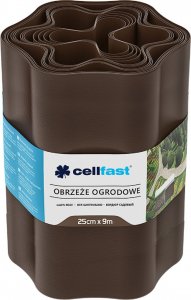 Cellfast Obrzeże ogrodowe 25cm x 9m Cellfast brązowe 1