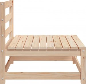 vidaXL Sofy ogrodowe bez podłokietników, 2 szt., 70x70x67 cm, sosnowe 6