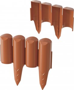 Prosperplast Palisada ogrodowa obrzeże trawnikowe Border 20m Płotek 2