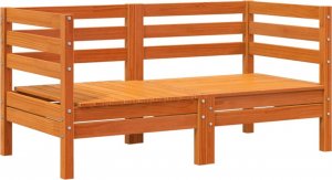 vidaXL Ogrodowe sofy narożne, 2 szt., woskowy brąz, lita sosna 2