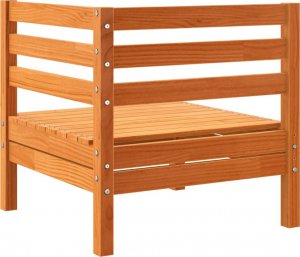 vidaXL Ogrodowe sofy narożne, 2 szt., woskowy brąz, lita sosna 6