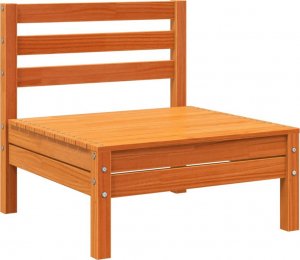 vidaXL Ogrodowe sofy bez podłokietników, 2 szt., woskowy brąz, sosna 4