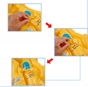 KIK BESTWAY 32034 Kamizelka dmuchana do pływania kapok 2-4 lata 9