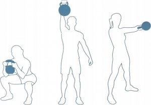 Kettlebell Umbro HANTLA KOMPOZYTOWA KETTLEBELL 4 KG ODWAŻNIK UMBRO 5