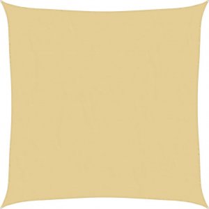 vidaXL vidaXL Żagiel przeciwsłoneczny, piaskowy, 7x7 m, 100% poliester 2