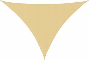 vidaXL vidaXL Żagiel przeciwsłoneczny, piaskowy, 7x5x5 m, 100% poliester 2
