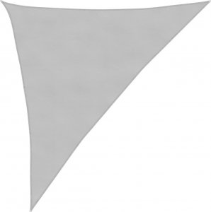 vidaXL vidaXL Żagiel przeciwsłoneczny, jasnoszary, 3x4x5 m, 100% poliester 2