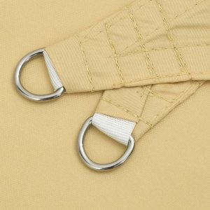 vidaXL vidaXL Żagiel przeciwsłoneczny, piaskowy, 6x6x6 m, 100% poliester 5