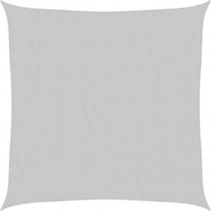 vidaXL Żagiel przeciwsłoneczny, jasnoszary, 6x6 m, 100% poliester 2