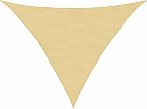 vidaXL Żagiel przeciwsłoneczny, piaskowy, 3,5x3,5x4,9m, 100% poliester 2