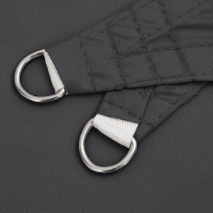 vidaXL vidaXL Żagiel przeciwsłoneczny, antracytowy, 2x2x2 m, 100% poliester 5
