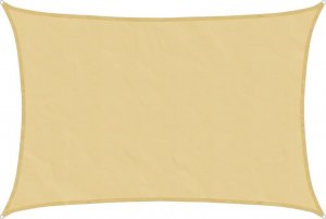 vidaXL vidaXL Żagiel przeciwsłoneczny, piaskowy, 3,5x2,5 m, 100% poliester 2