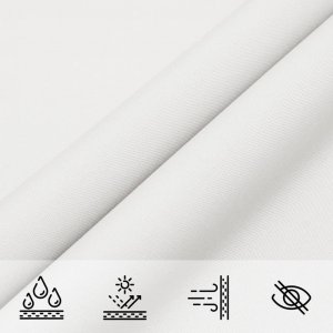 vidaXL vidaXL Żagiel przeciwsłoneczny, biały, 2x2x2 m, 100% poliester 7