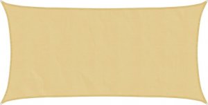 vidaXL vidaXL Żagiel przeciwsłoneczny, piaskowy, 3,5x2 m, 100% poliester 2