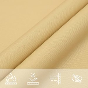vidaXL vidaXL Żagiel przeciwsłoneczny, piaskowy, 3,5x2 m, 100% poliester 8
