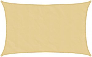vidaXL Żagiel przeciwsłoneczny, piaskowy, 8x5 m, 100% poliester 2